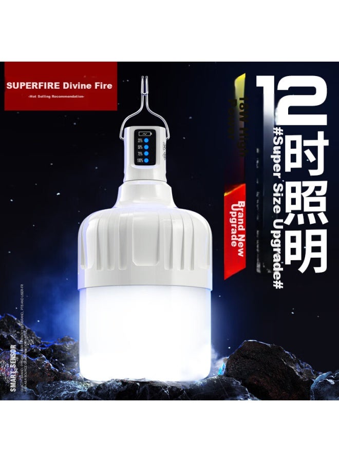 SupFire Supfire Gt10-s Rechargeable Bulb, Emergency Light, Camping Lamp, Hanging Lamp, Outdoor Light, Night Market Stall Light, Illumination Lamp, Home Lighting  - Image 1