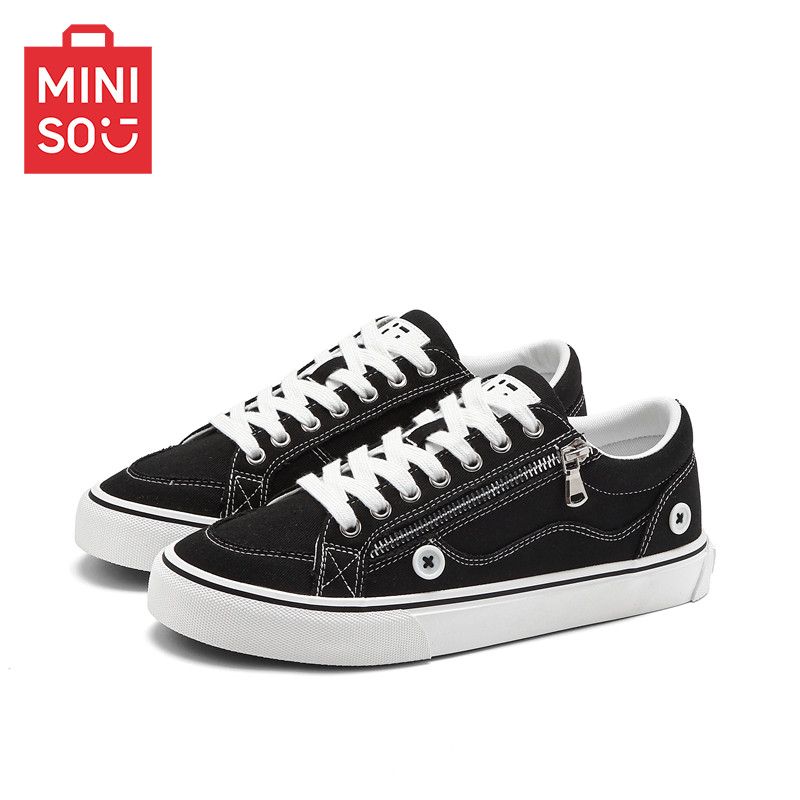Miniso [MINISO] Classic Checkered Casual Shoes for Summer — Versatile, Comfortable, and Breathable Sneakers for Couples - Image 1