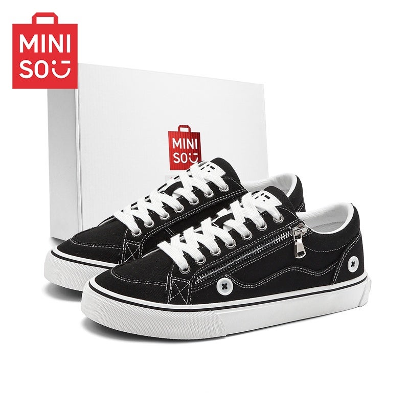 Miniso [MINISO] Classic Checkered Casual Shoes for Summer — Versatile, Comfortable, and Breathable Sneakers for Couples - Image 3