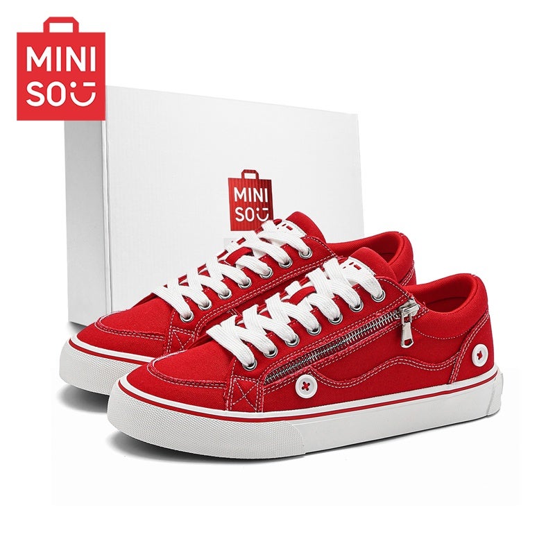 Miniso [MINISO] Classic Checkered Casual Shoes for Summer — Versatile, Comfortable, and Breathable Sneakers for Couples - Image 4