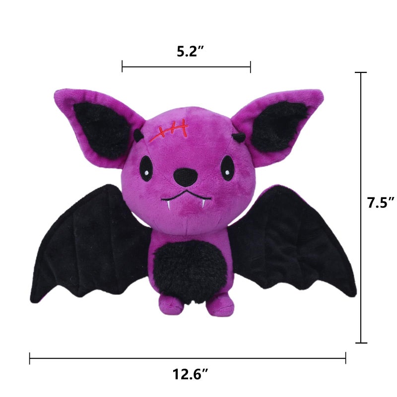 Blnboimrun Dog Toys for Aggressive Chewers, Squeaky Plush Bat with Crinkle Paper, Durable Interactive Chew Toys for Small, Medium & Large Dogs, Indoor Outdoor Play Pet Gift - Image 4