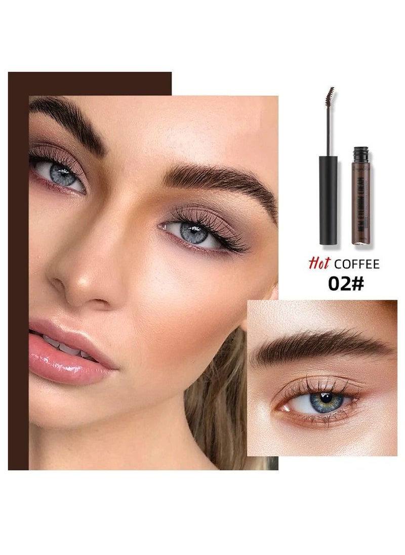 Dragon Ranee - Eyebrow Shaping Cream Set Waterproof Long Lasting Brows Styling Gel for Natural Brows Clear and Coffee 4g x 2 - Image 1