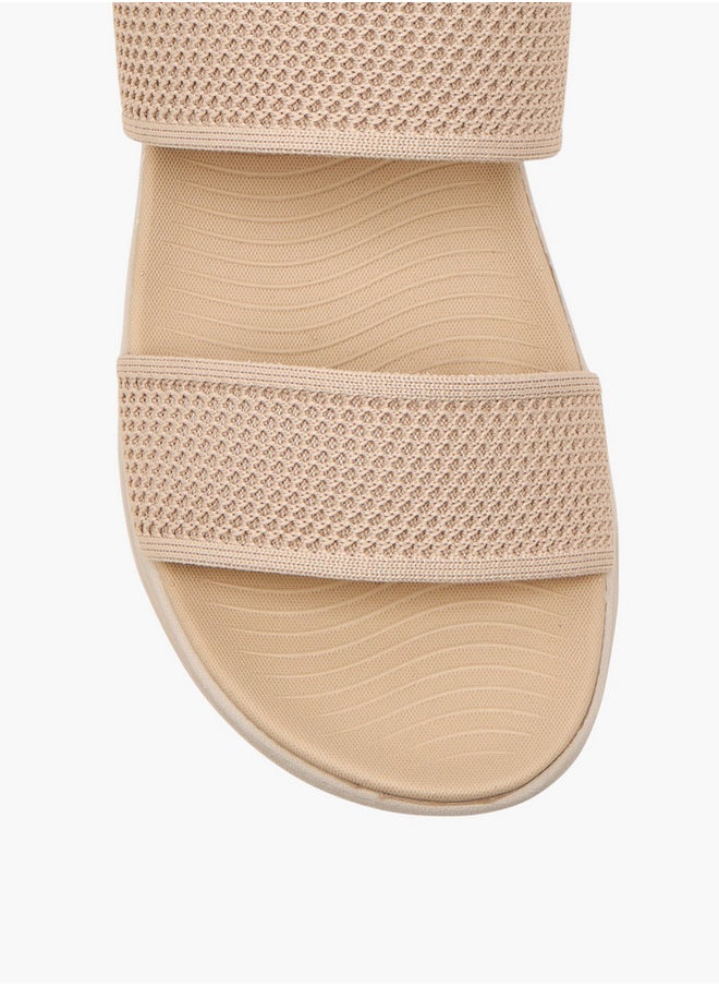 Le Confort Textured Slip-On Strap Sandals with Platform Heels  - Image 4