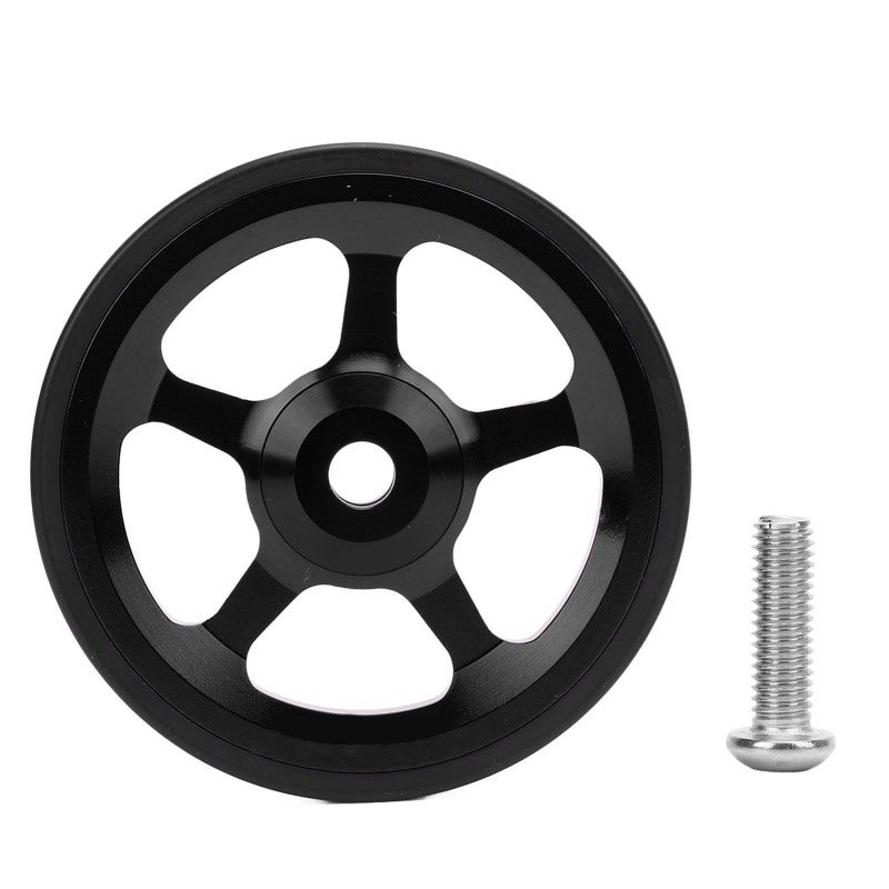 Litepro Aluminum Alloy Folding Bike Easy Wheel for Smooth Rolling - Secure Fixation with Hex Screws for Easy Transport - Wide Compatibility for Commuters - Image 1