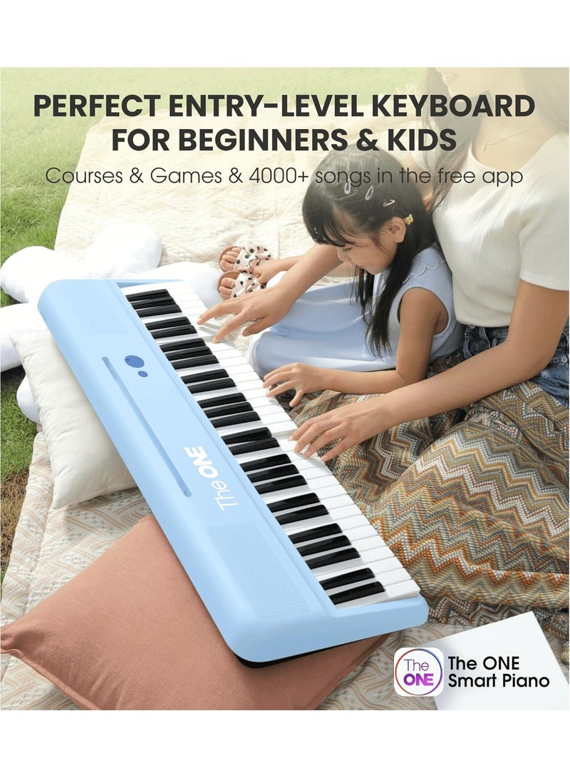 THE ONE The ONE Smart Keyboard COLOR 61 Keys Piano Keyboard, Music Keyboard with 256 Timbres, 64 Polyphony, 4 Speakers, Built-in LED Lights and Free Apps  - Image 4