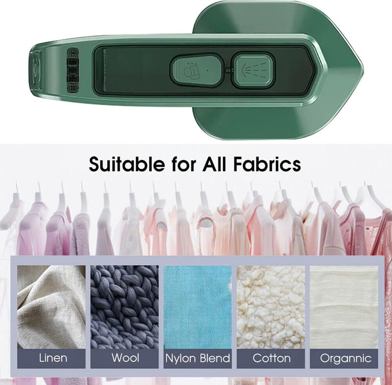 ويوبلز مكواة ملابس صغيرة محمولة، مكواة يدوية، مكواة ملابس محمولة، مكواة بخار صغيرة منزلية، مكواة كهربائية - Image 4