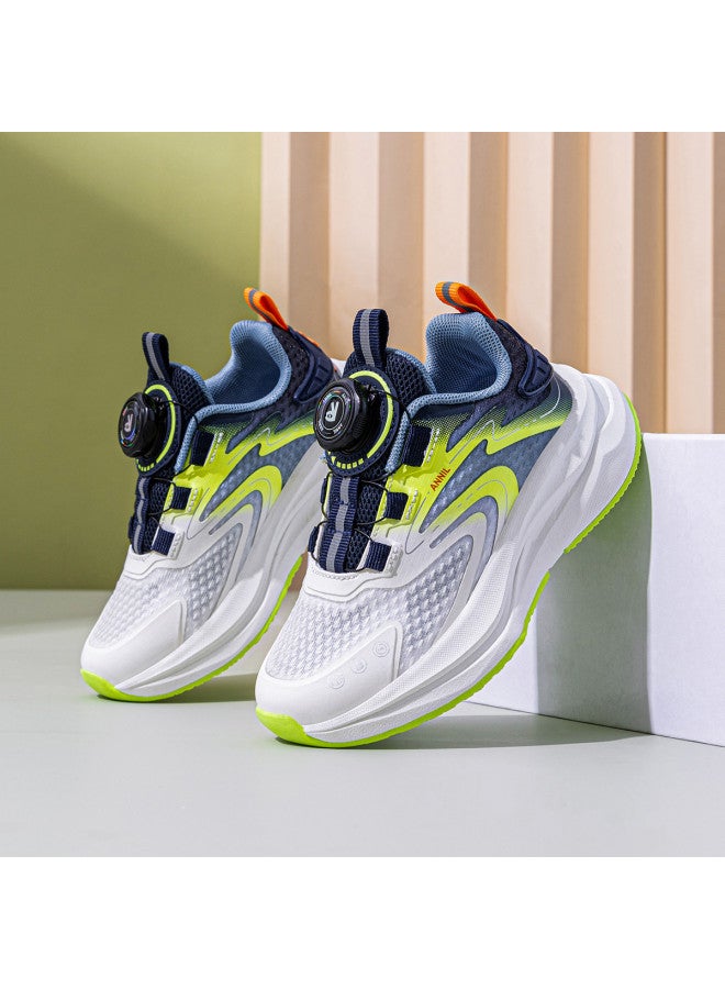 Annil Rotating Buckle Breathable Mesh Sports Shoes spring-summer 2025 unisex Kids & Youth Lightweight Versatile Running Sneakers - Image 5