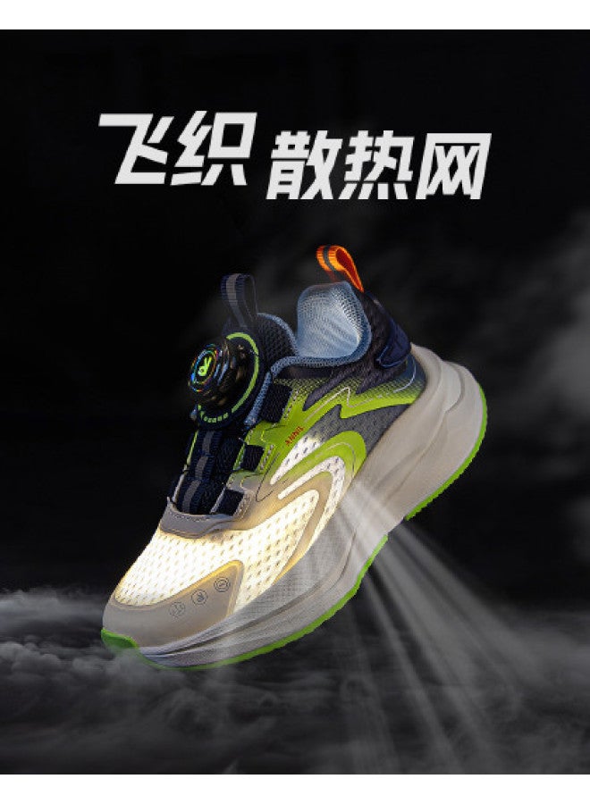 Annil Rotating Buckle Breathable Mesh Sports Shoes spring-summer 2025 unisex Kids & Youth Lightweight Versatile Running Sneakers - Image 1