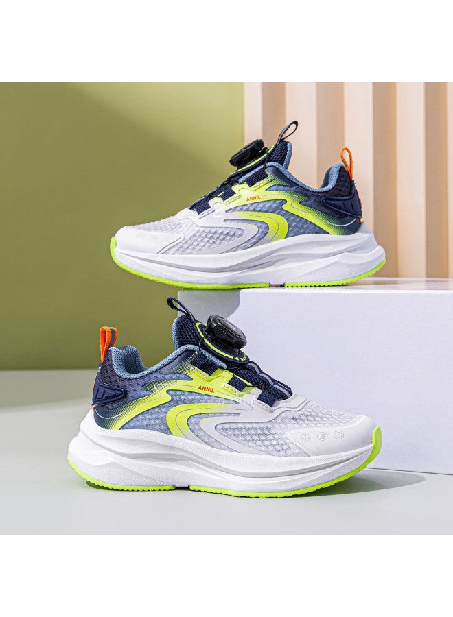 Annil Rotating Buckle Breathable Mesh Sports Shoes spring-summer 2025 unisex Kids & Youth Lightweight Versatile Running Sneakers - Image 3