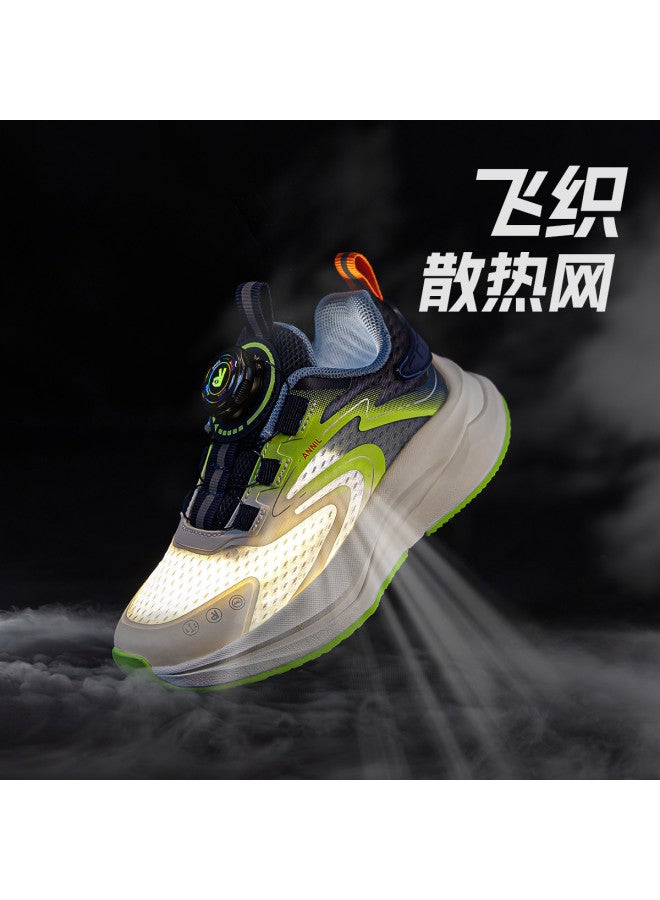 Annil Rotating Buckle Breathable Mesh Sports Shoes spring-summer 2025 unisex Kids & Youth Lightweight Versatile Running Sneakers - Image 2
