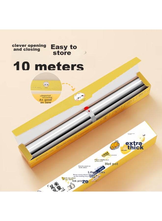 COOKER KING Chuidahuang Aluminum Foil 30 Meters Boxed For Kitchen Baking, Barbecue, Oven, Air Fryer, Locks Moisture, Keeps Fresh, Prevents Burning - Image 2