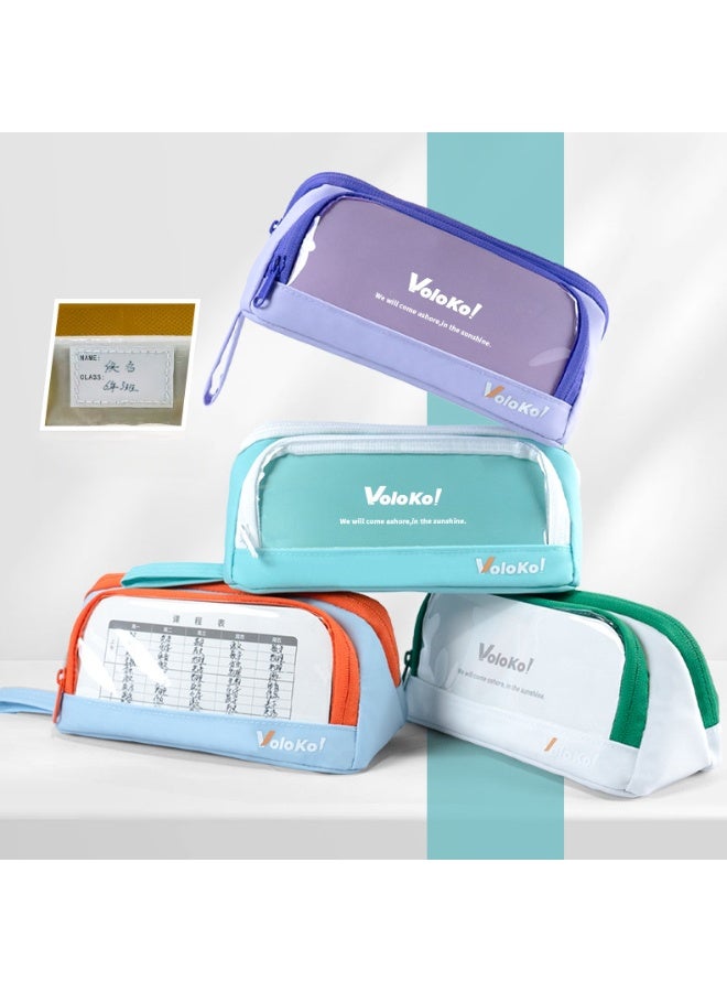 Kids Pencil Case Magnetic Waterproof Large Capacity Lightweight Easy-to-Clean School Supplies - Image 4