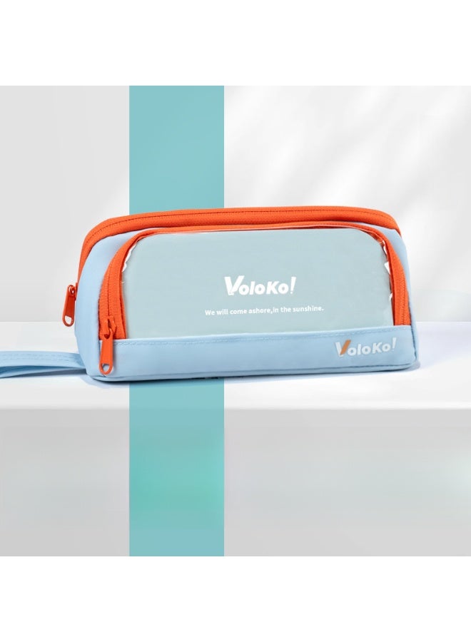 Kids Pencil Case Magnetic Waterproof Large Capacity Lightweight Easy-to-Clean School Supplies - Image 1