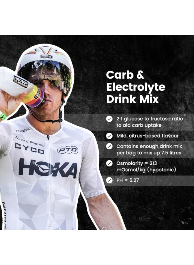 Precision Hydration Precision Fuel Carb & Electrolytes Powder Drink Mix - High-Performance Energy Drink, 60g Carbs & 1000mg Sodium per Liter, Vegan, Citrus Flavor - for Intense Workouts & Endurance Sports (1-Pack) - Image 4