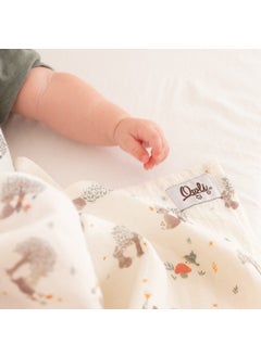 Owli Lovelayers 2 Layer Muslin Blanket Set Forest  - Image 2