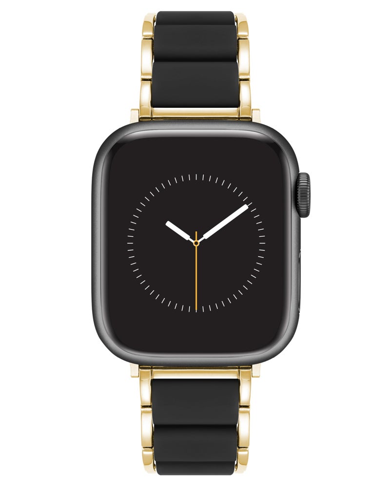 Anne Klein Silicone Fashion Bracelet for Apple Watch Secure Adjustable Apple Watch Replacement Band Fits Most Wrists - Image 2