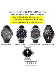 MIGOFAST Strap for Huawei GT Huawei GT 2 46mm Watch Band Huawei Watch GT2 Pro Strap Samsung Galaxy Watch 46mm Galaxy Watch 3 45mm 22mm Silicone Straps Watch Band  - Image 5