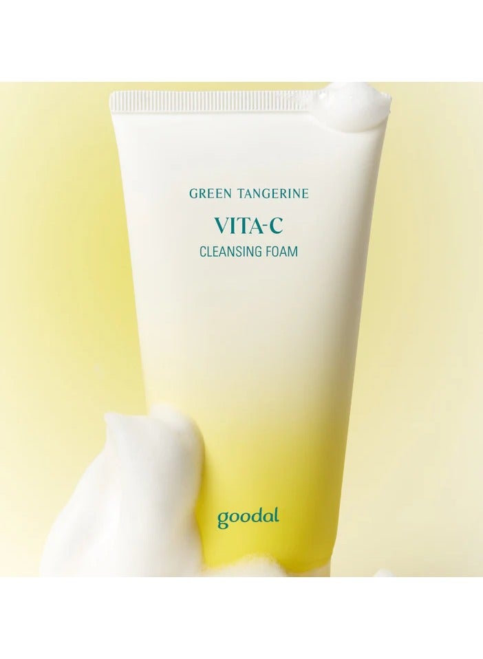 GOODAL Green Tangerine Vitamin C Cleansing Foam,Made in Korea ,5.07fl.oz,150ml - Image 2