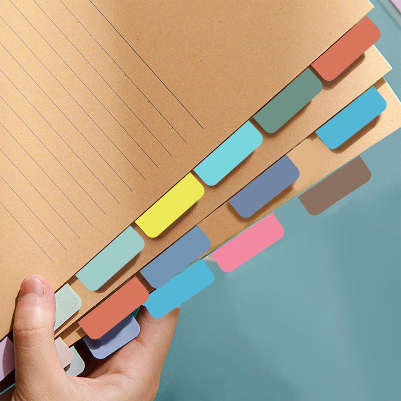 AccEncyc 240Pcs Colored Index Tab 1.8"x1" Large Book Sticky Tabs 12 Colors Repositionable Page Tabs Flags Page Markers Labels for Notebooks, Filing, Classification - Image 5