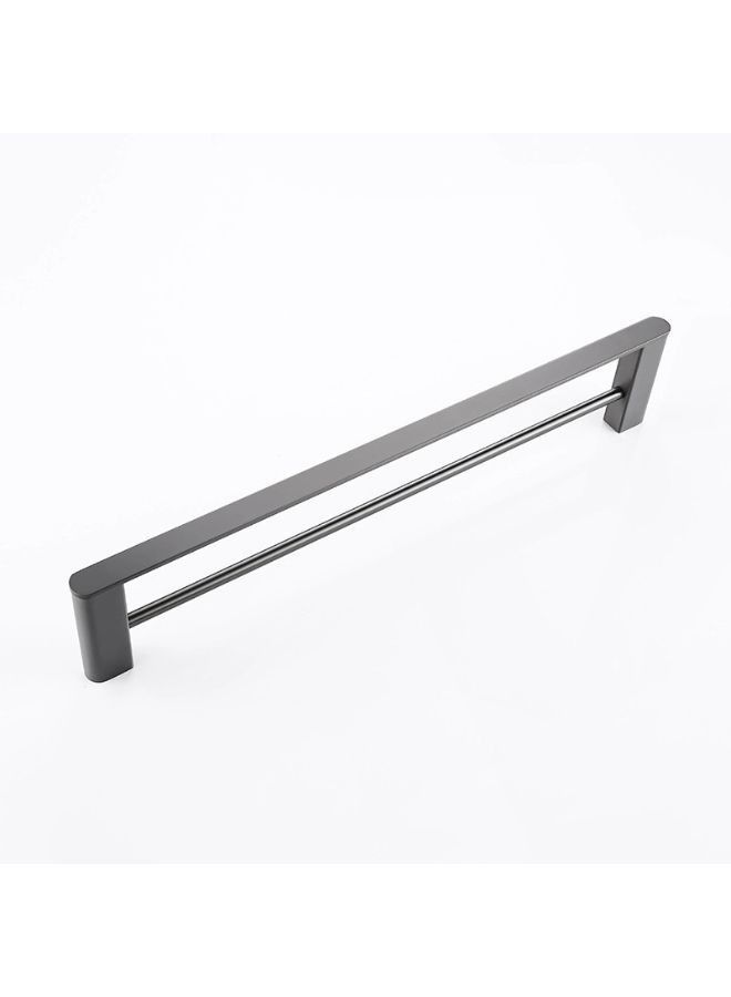Wall Mount SUS304 Grey Bathroom Double Towel Bar - Image 5