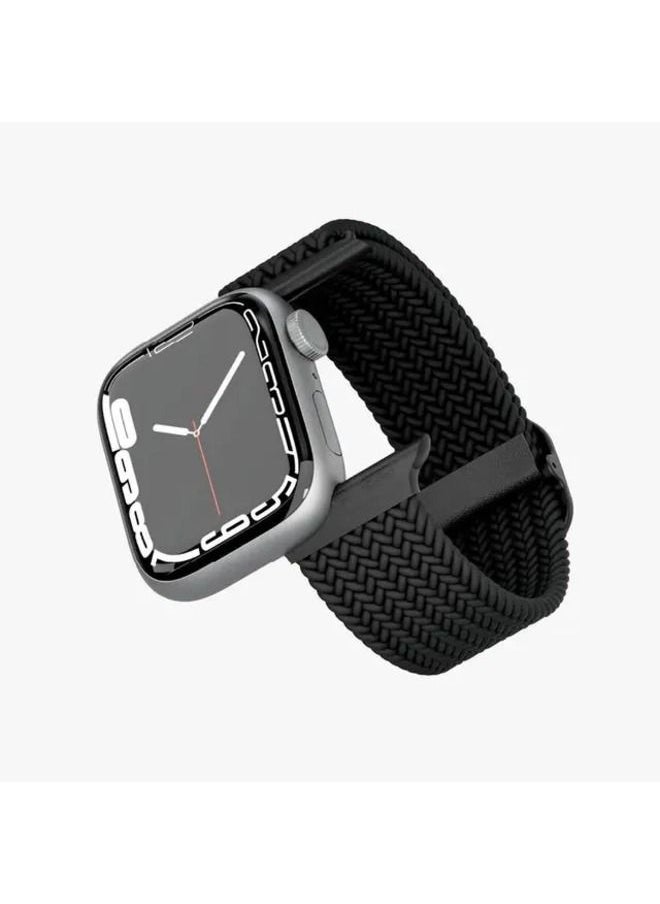 LEVELO - Crisben Watch Strap for Apple Watch 45/44/42mm - Black - Image 1