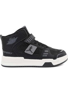 Cool King Flt Black Velcro Basketball Boys Sneakers  - Image 1