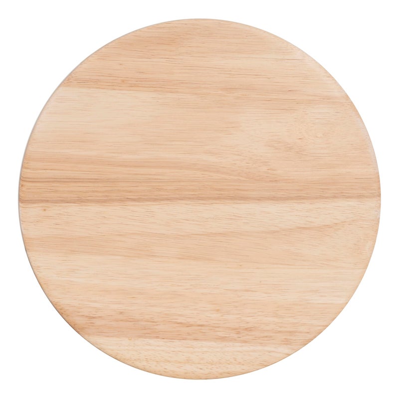 Linon Zeke Unfinished Solid Wood Backless Round Counter Stool with 24 Inch Seat Height - Image 5