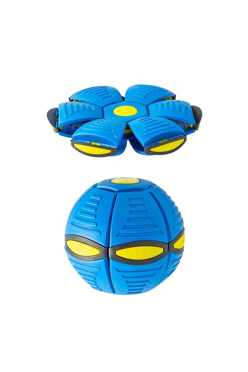 erorex Blue Flying Saucer Bouncing Ball Is A Durable, Elastic and Fun Dog Pet Toy Suitable for Outdoor Acti