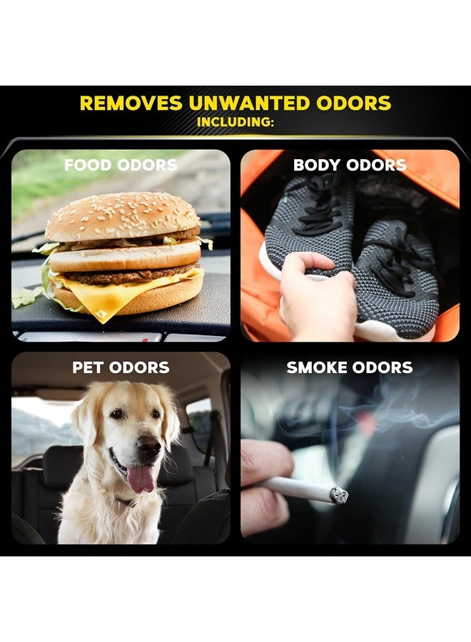 Meguiars Whole Car Air Re-Fresher Odor Eliminator Mist, Black Chrome Scent - Car Odor Remover & Car Air Freshener to Eliminate Bad Odors - 2 Oz Aerosol - Image 3