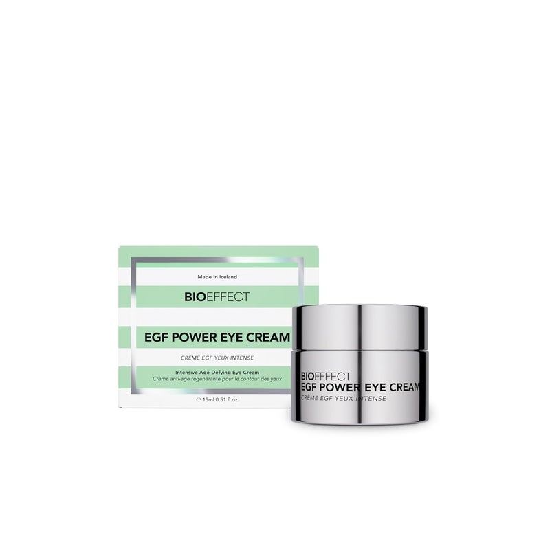 Bioeffect EGF Power Eye Cream with Barley Epidermal Growth Factor Bakuchiol  Niacinamide AntiAging UnderEye Moisturizer for Collagen Wrinkles Puffiness  Dark Circles