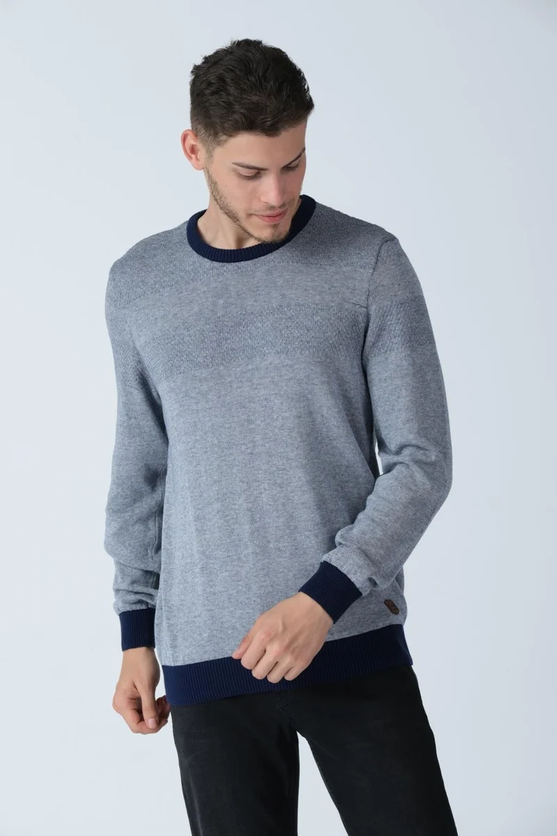 Alexander Gardi Patterned Crew Neck Sweater (E20-5122)