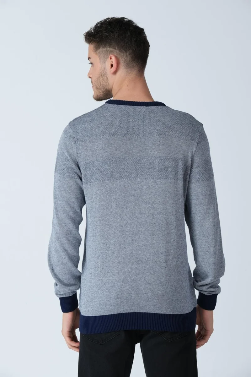 Alexander Gardi Patterned Crew Neck Sweater (E20-5122)