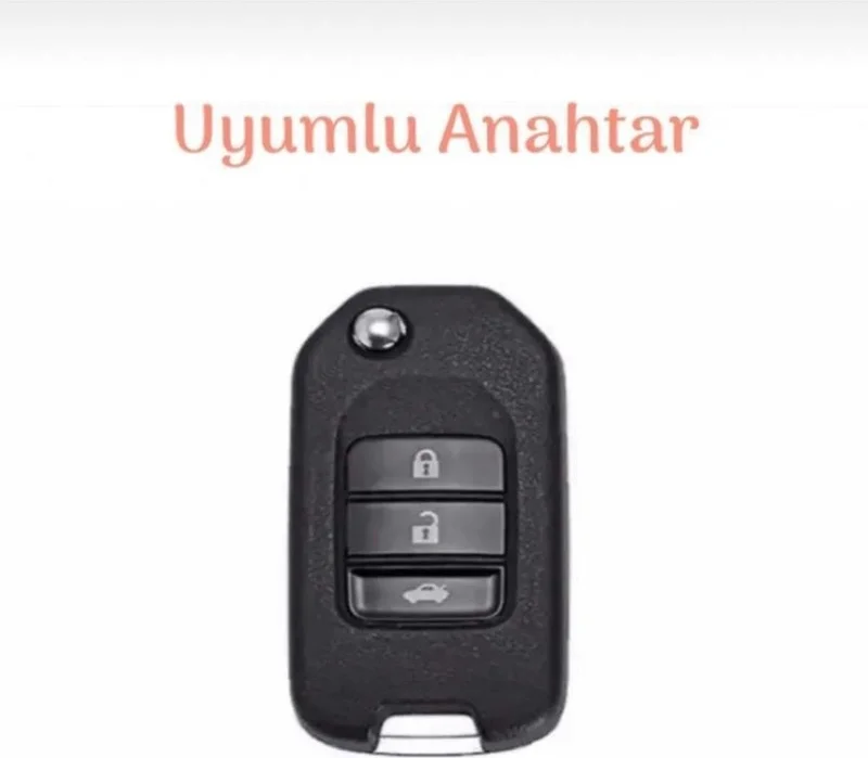 اي سي شوب Şenyıldız Aksesuar Honda Civic FC5 Crv Hrv Compatible Switchblade Luxury Key Protection Case (Case) White Color