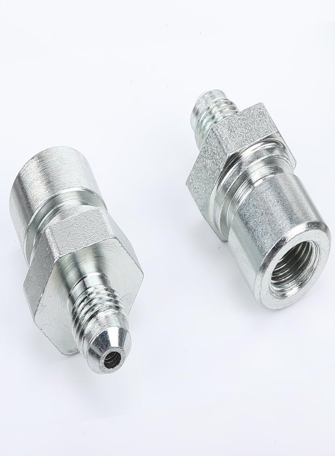 AC PERFORMANCE -3 AN Male to 3/8-24 Inverted Flare Adapter for 3/16" Brake Line, Zinc Steel, Pack of 2 - Image 2