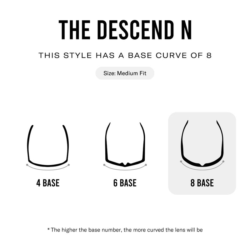 Revo Sunglasses Descend N: Polarized Lens with Rimless Rectangular Frame, Crystal Frame with Evergreen Lens - Image 4