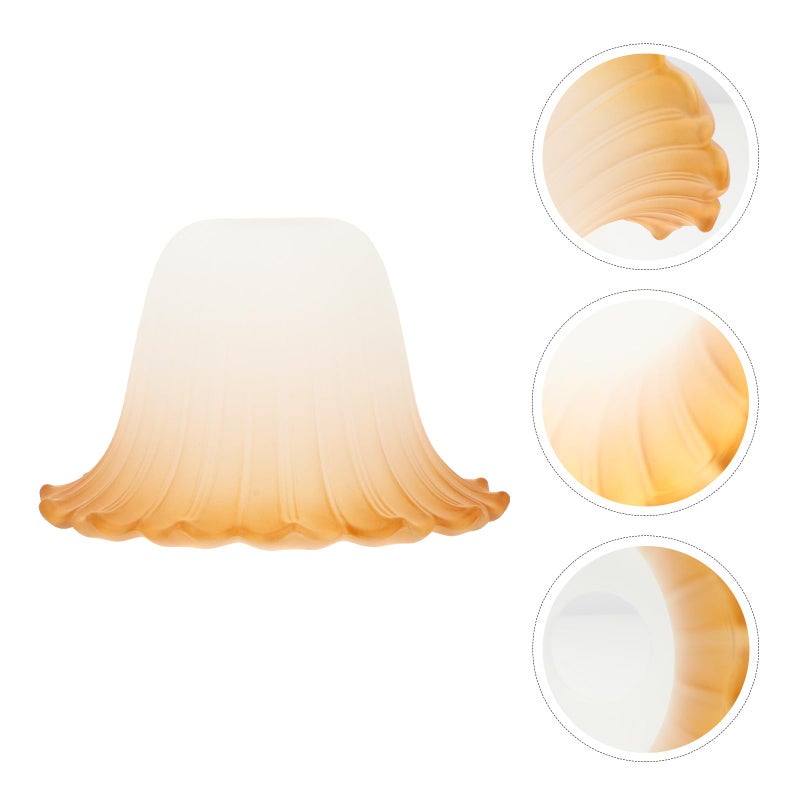 Frosted Glass Pendant Lamp Shade with 4cm Center Hole for Home and Office Lighting Fixtures - Image 5