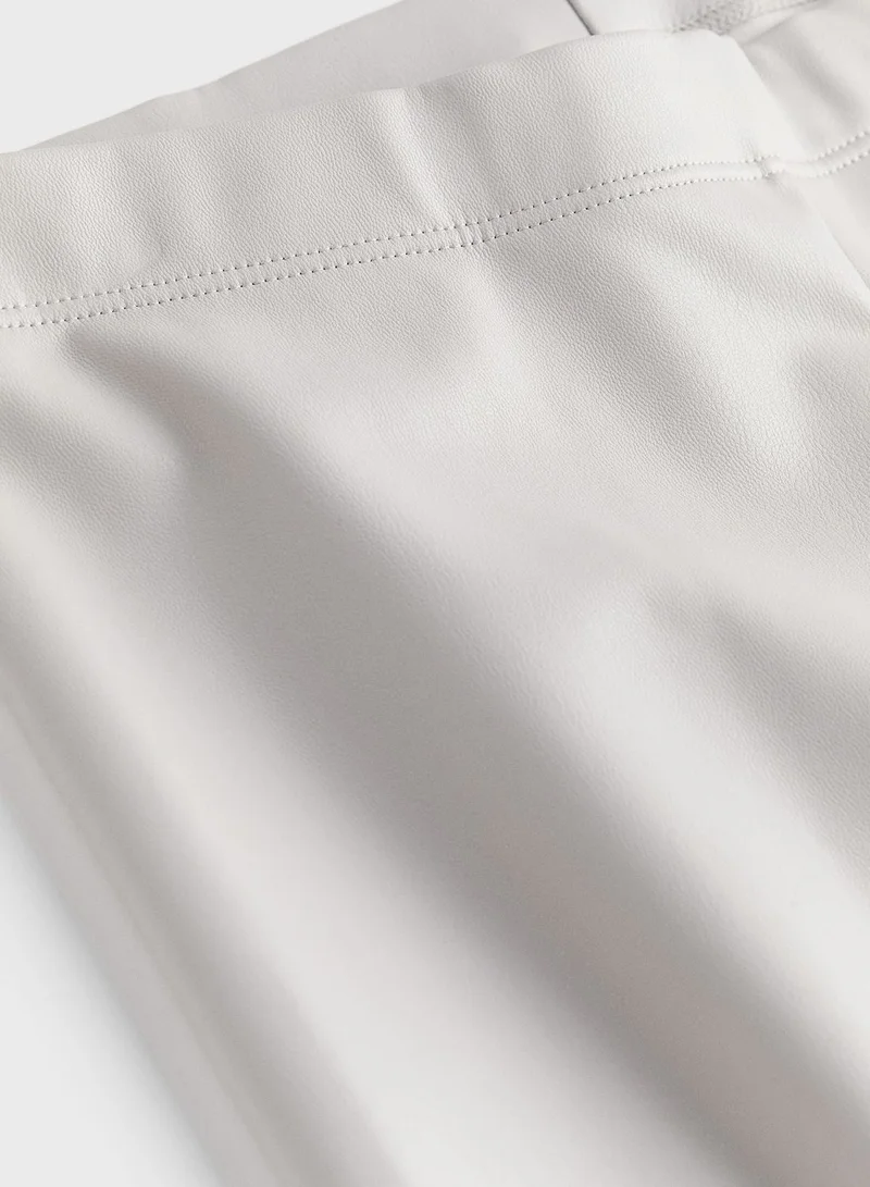 H&M Pu High Waist Leggings