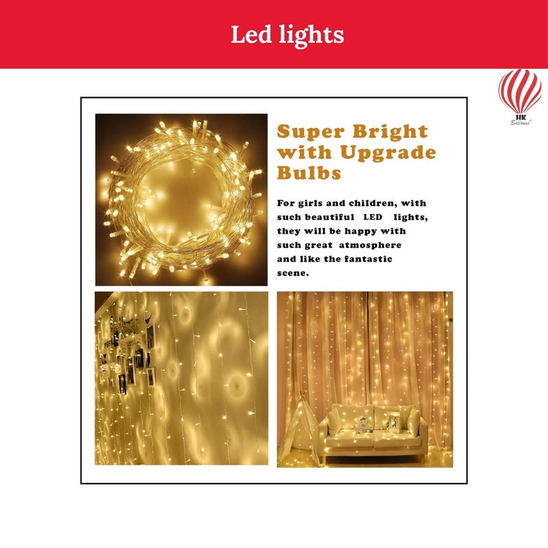 HK Balloons بالونات HK 6 قطع لزينة مراسم المهرجان في المنزل، مجموعة زينة هالدي، لمجموعة زينة بوجا مع قماش خلفية أصفر وأبيض للتزيين - Image 5