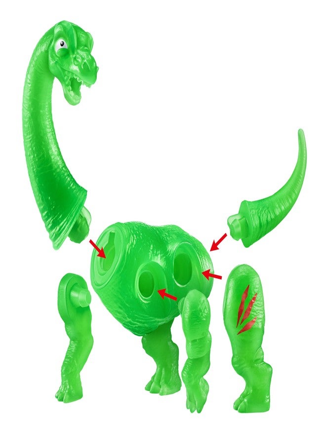 ZURU Smashers Nano Jurassic Light Up Dino (3 Pack, Random Assortment), Dinosaur Themed Egg Toy Collectable with Over 5 Surprises for Boys and Children - Image 4