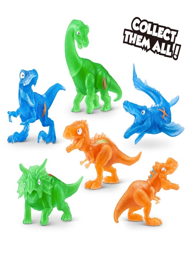 ZURU Smashers Nano Jurassic Light Up Dino (3 Pack, Random Assortment), Dinosaur Themed Egg Toy Collectable with Over 5 Surprises for Boys and Children - Image 5
