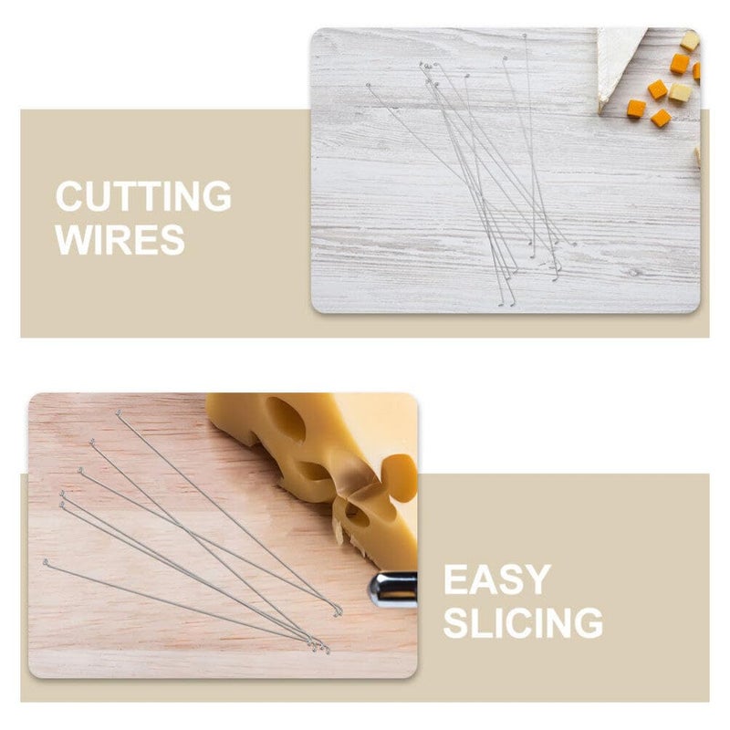 Stainless Steel Cheese Slicer Wire Replacement 20pcs For Easy Cutting Ham Butter Kitchen Tool - Image 5