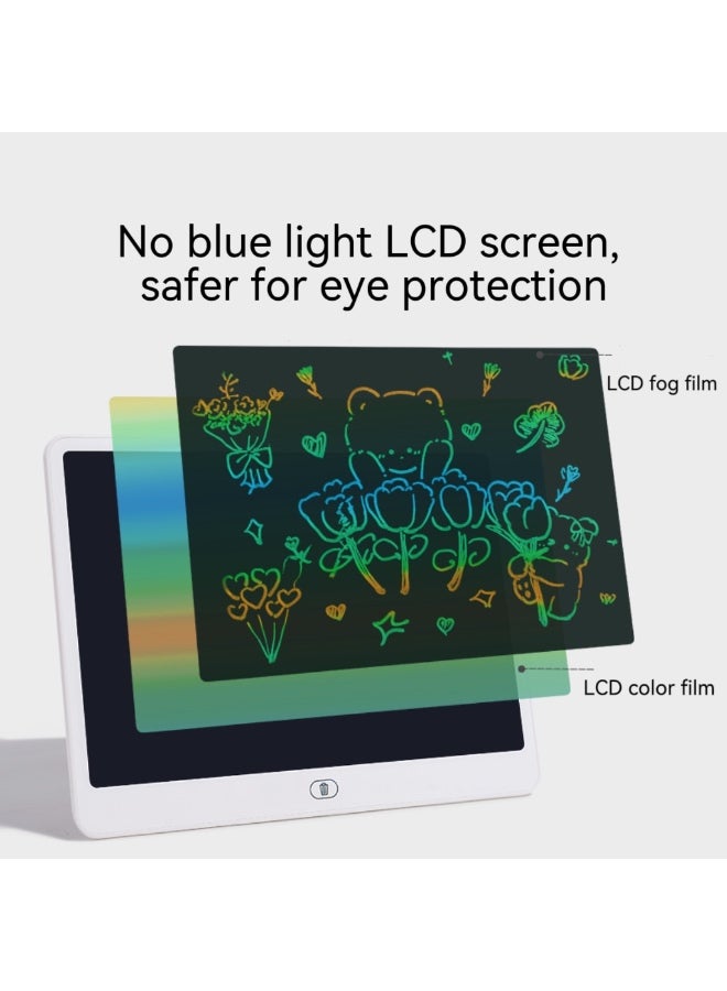 Portable LCD Creative Writing Tablet Pads for Kids, 16 Inch Reusable Electronic Drawing Board with Pen, Colorful Toddler Educational Learning Kids Doodle Pad Gift for Boys and Girls For School Home - Image 5