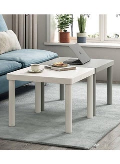 NKX Minimalist Square Coffee Table for Bedroom and Living Room 48 X 48 cm  - Image 2
