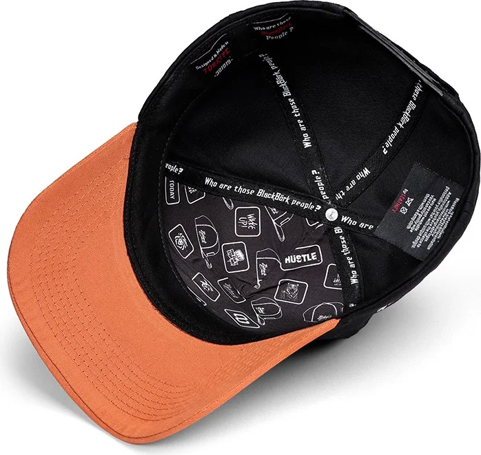 بلاك بورك V1 Baseball See You Later Never - 2 Code Logo Unisex Tile Visor-Black Hat