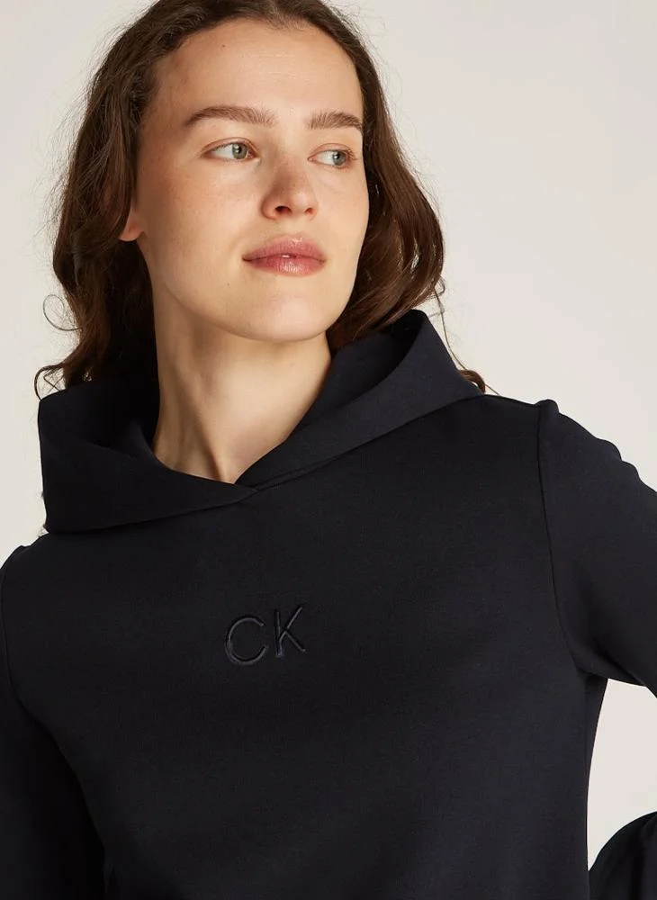 CALVIN KLEIN Logo Drawstring Hoodie