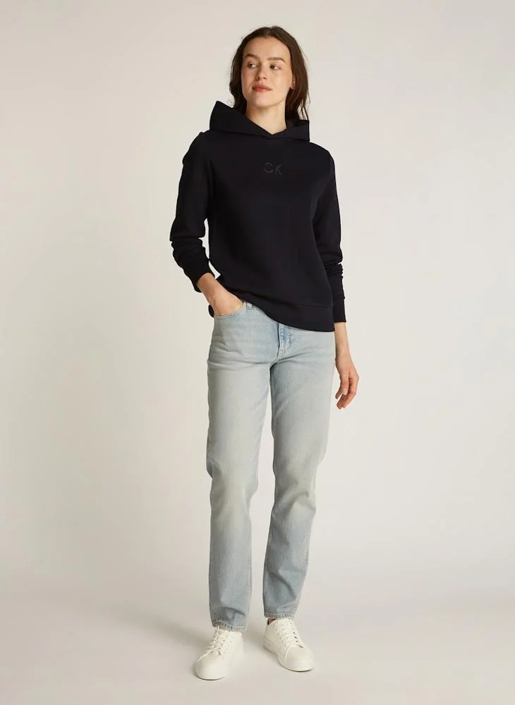 CALVIN KLEIN Logo Drawstring Hoodie