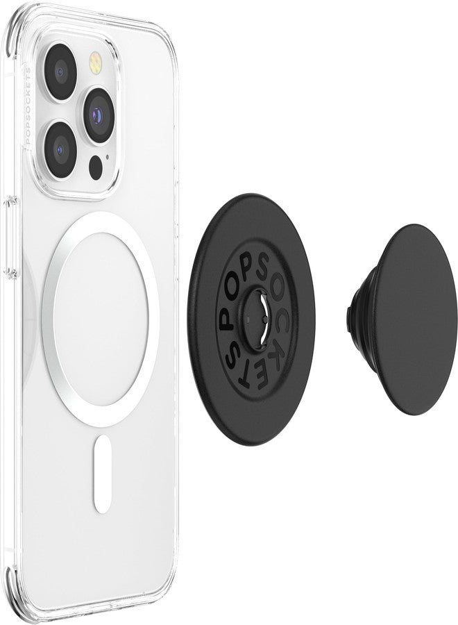 PopSockets Phone Grip with Expanding Kickstand, Adhesive Grip - Magsafe Black - Image 4