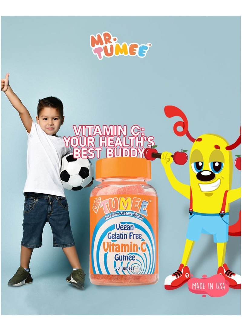 MR.TUMEE - Vitamin C Gelatin Free 60 Gummies - Image 1