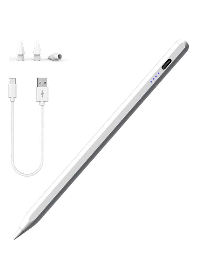 Stylus pen for iPad with palm rejection function, active pencil compatible (2018-2022) Apple iPad Pro 11/12.9 inches, iPad 10/9/8/7/6th generation, iPad Air 5/4/3 Generation, iPad Mini 6/fifth generation  - Image 1