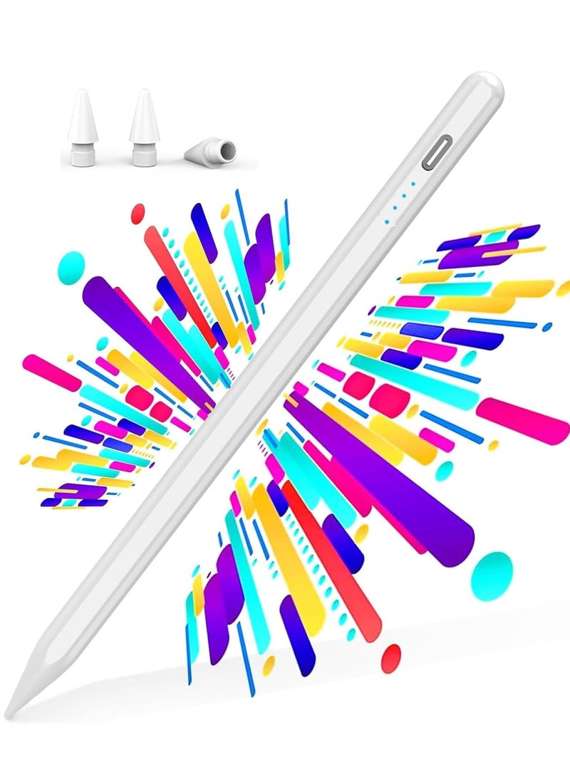 ZAVVY Stylus pen for iPad with palm rejection function, active pencil compatible (2018-2025) Apple iPad Pro 11/12.9 inches, iPad 10/9/8/7/6th generation, iPad Air 5/4/3 Generation, iPad Mini 6/fifth generation - Image 1